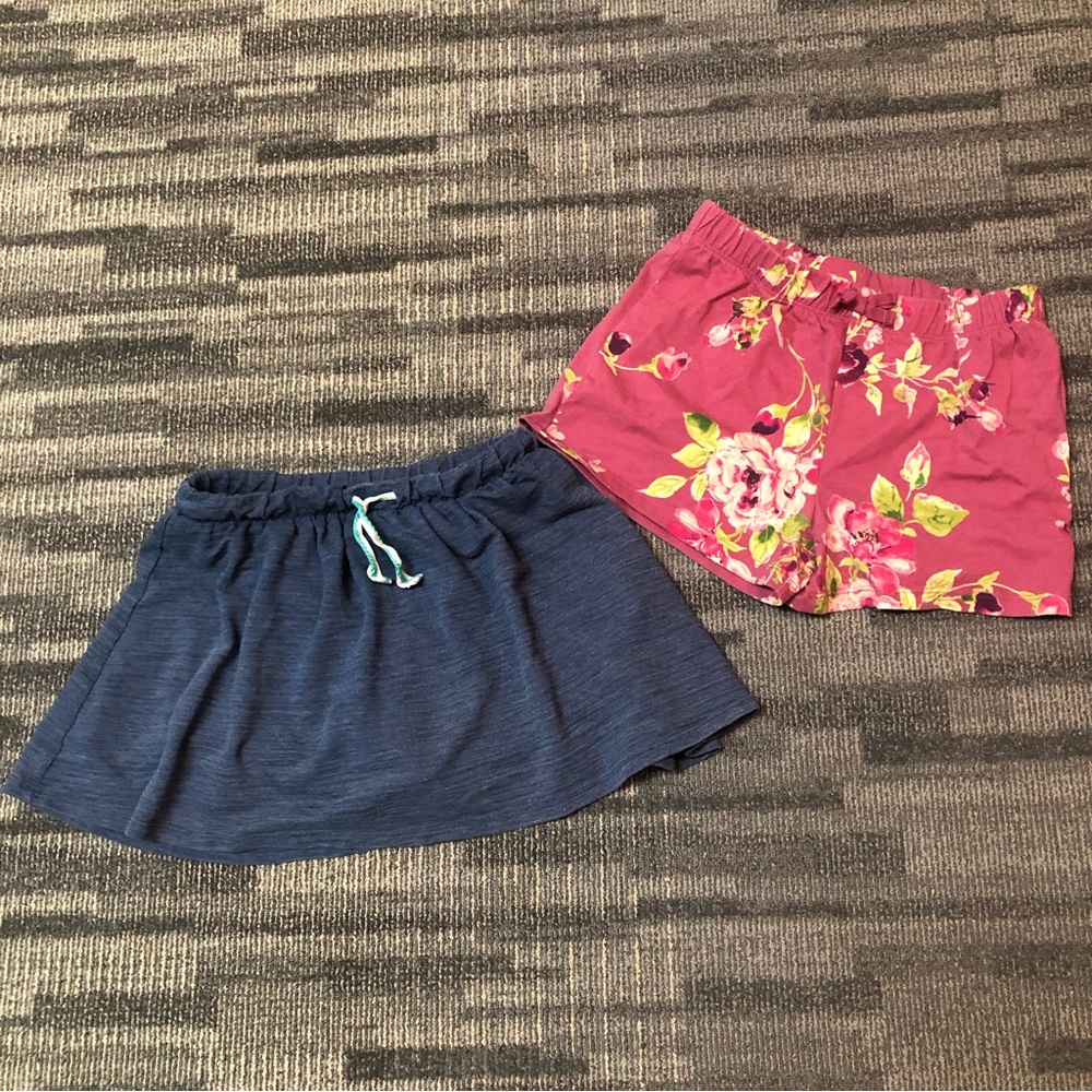 Girls' Shorts ( Childerens Place) & Skort (Cat & Jack) Bundle Sizes L (10/12)